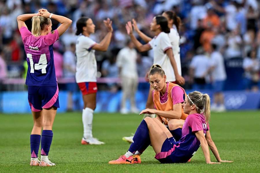 Die DFB-Frauen spielen nach der Halbfinal-Niederlage gegen die USA am Freitag um Bronze.