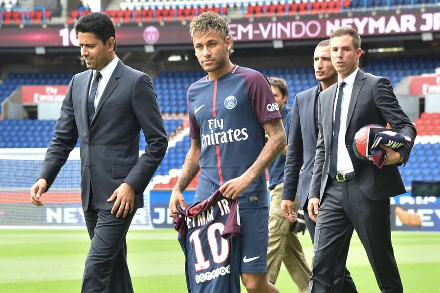 Neymar moved to PSG in 2017