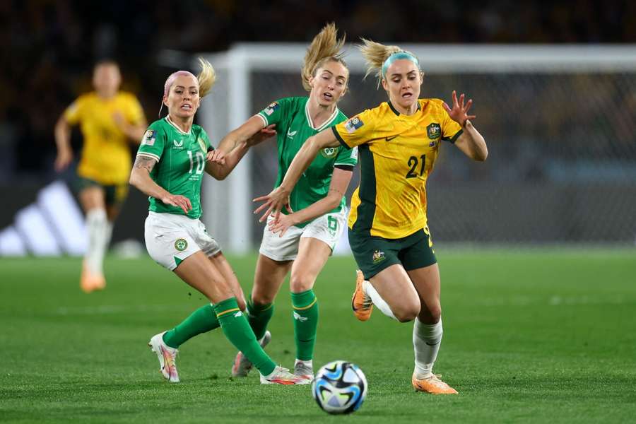 Australia had a hard time against Ireland