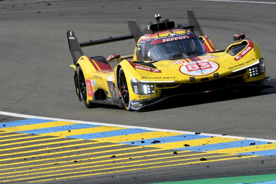 Ferrari's Robert Kubica competes in the 24 Hours of Le Mans 2025 Ferrari's Robert Kubica competes in the 24 Hours of Le Mans 2025