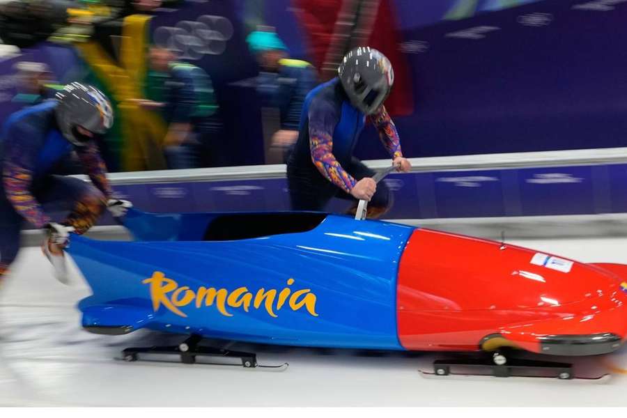 Echipajul de bob 2 al României: Mihai Tentea, George Iordache