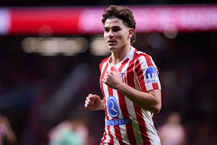 Atletico Madrid's Julian Alvarez during a recent LaLiga match