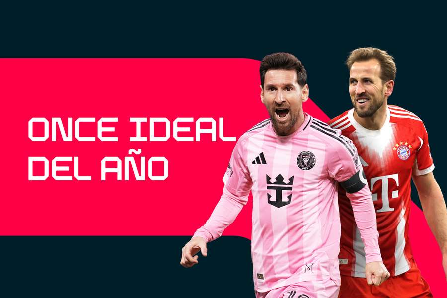 Kane y Messi, en el once