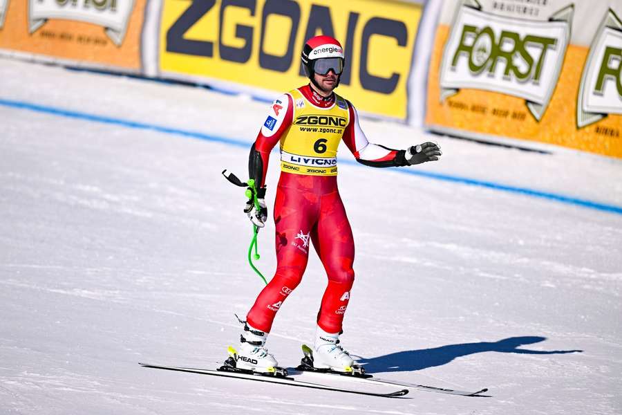 Vincent Kriechmayr schied in Livigno aus