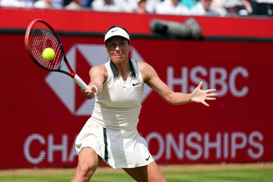 Tatjana Maria, durante la semifinal en Queen's