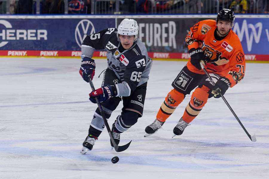 Marc Michaelis im Angriff. Marc Michaelis im Angriff.