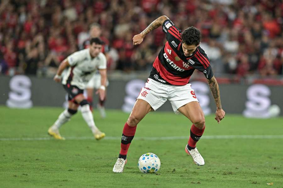 Pedro, delantero del Flamengo Pedro, delantero del Flamengo