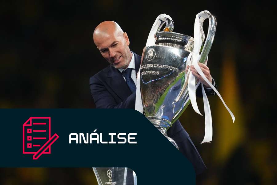 Zinédine Zidane, craque como jogador, no topo como treinador