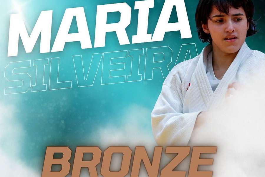 Maria Silveira conquistou medalha de bronze