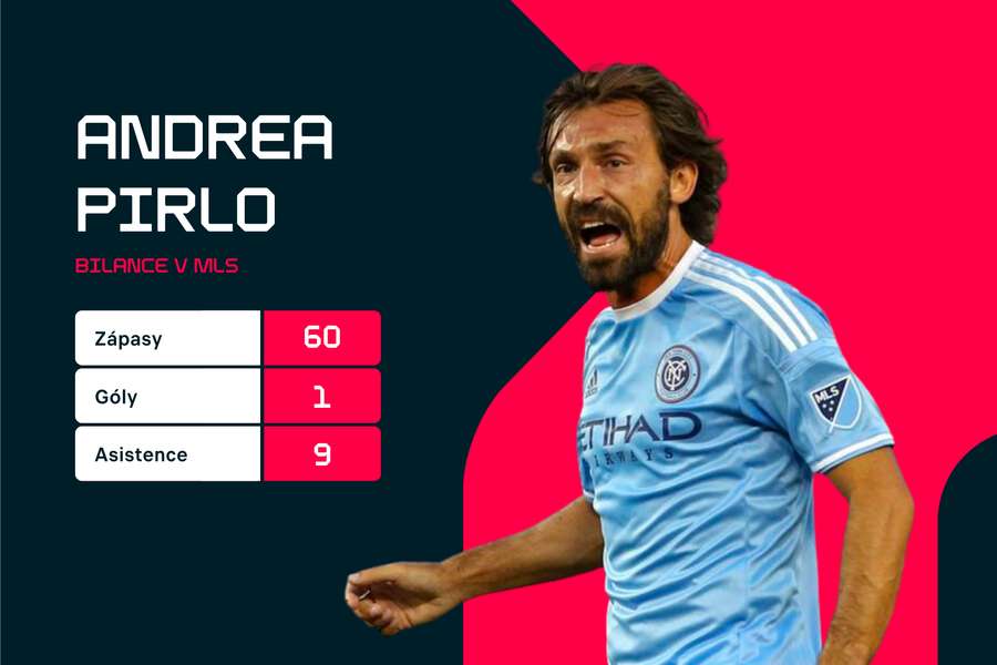 Pirlo a jeho statistiky v MLS.