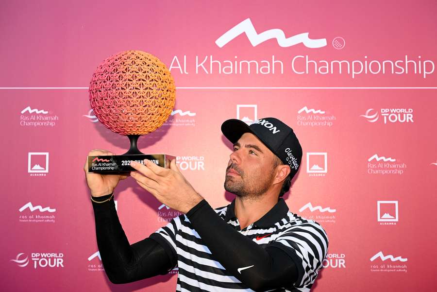 Del Rey celebrates his win