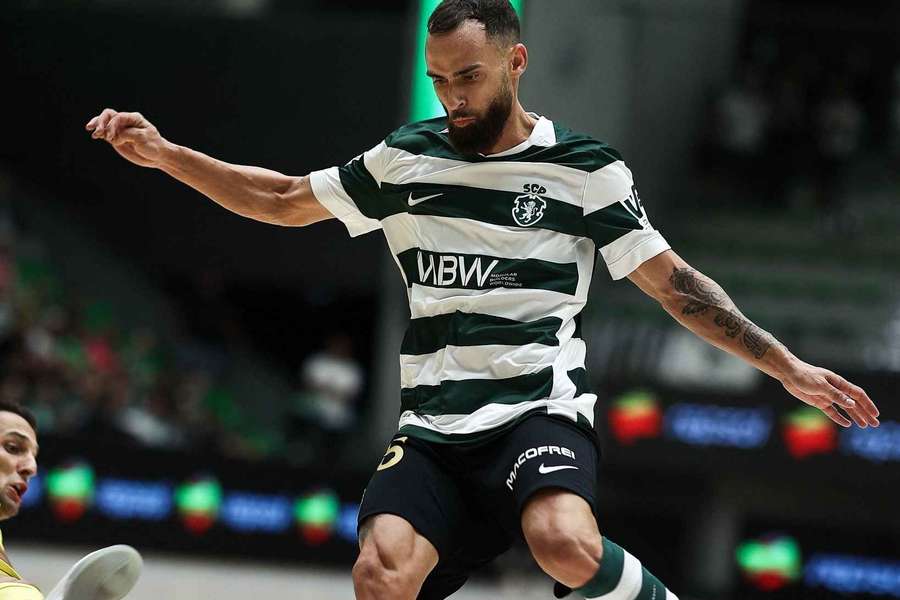 Bruno Pinto fez o golo da vitória do Sporting Bruno Pinto fez o golo da vitória do Sporting
