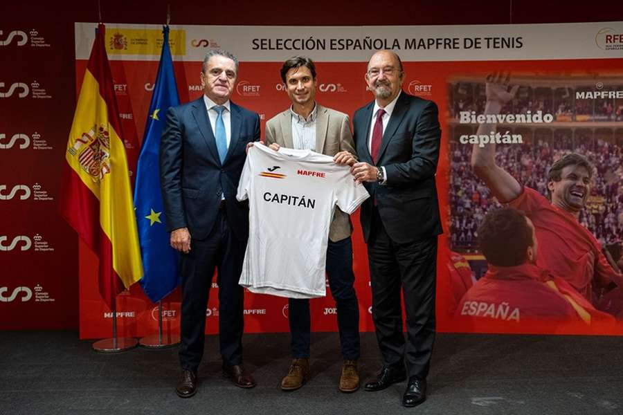 David Ferrer foi apresentado como novo capitão de Espanha para a Taça Davis