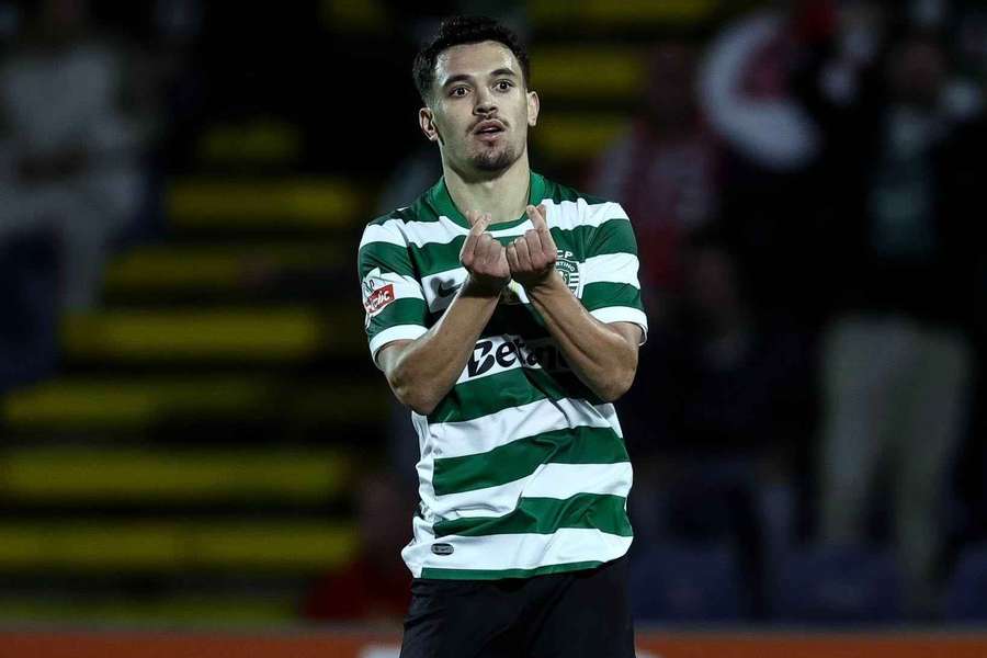 Pedro Gonçalves em ação pelo Sporting