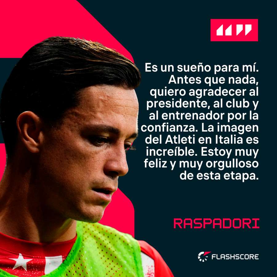 Las palabras del jugador