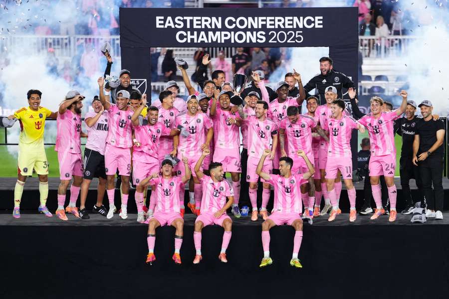 Inter Miami qualified for the MLS Cup final, lifting the trophy as Eastern Conference champions.