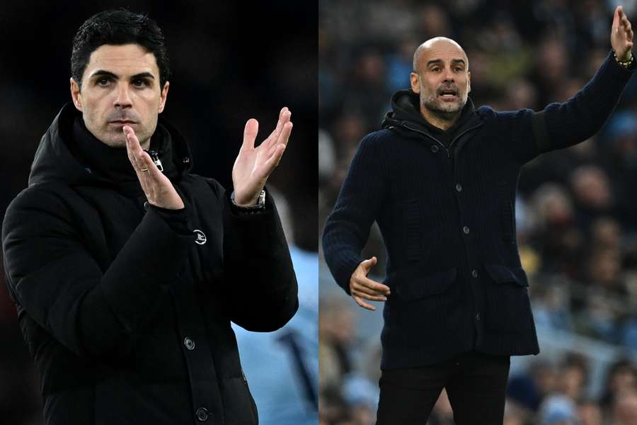 Arteta y Guardiola se ven las caras con la Premier League en juego.