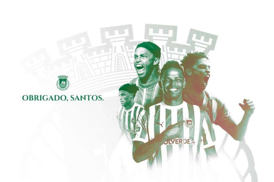 Aderllan Santos deixou o Rio Ave