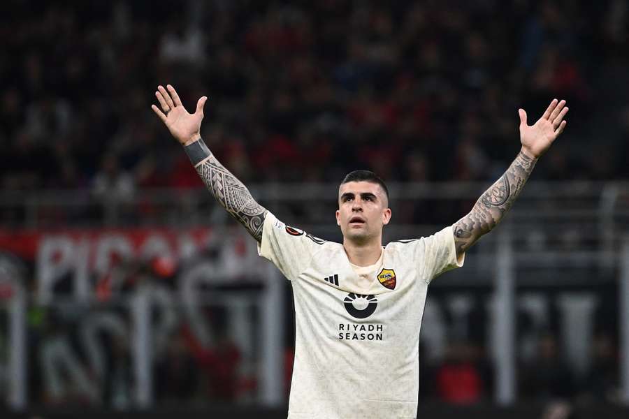 Gianluca Mancini netted the first leg winner in the 17th minute