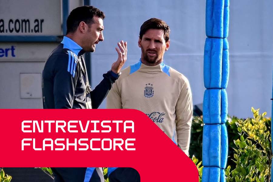 Scaloni e Messi, os principais leões da Argentina