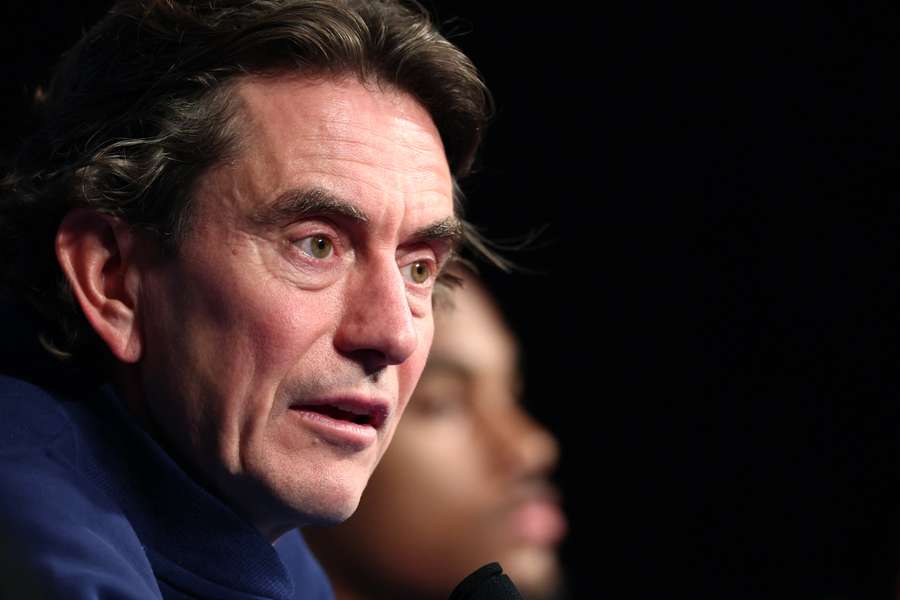 Thomas Frank took part in a pre-match press conference held at the Parc des Princes stadium on Tuesday