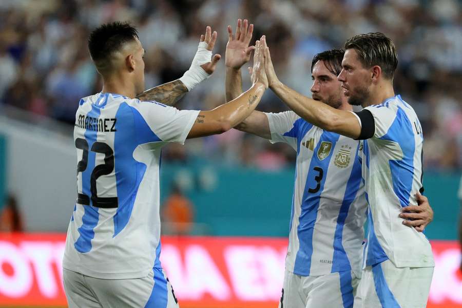 A Argentina venceu a Venezuela sem fazer esforço
