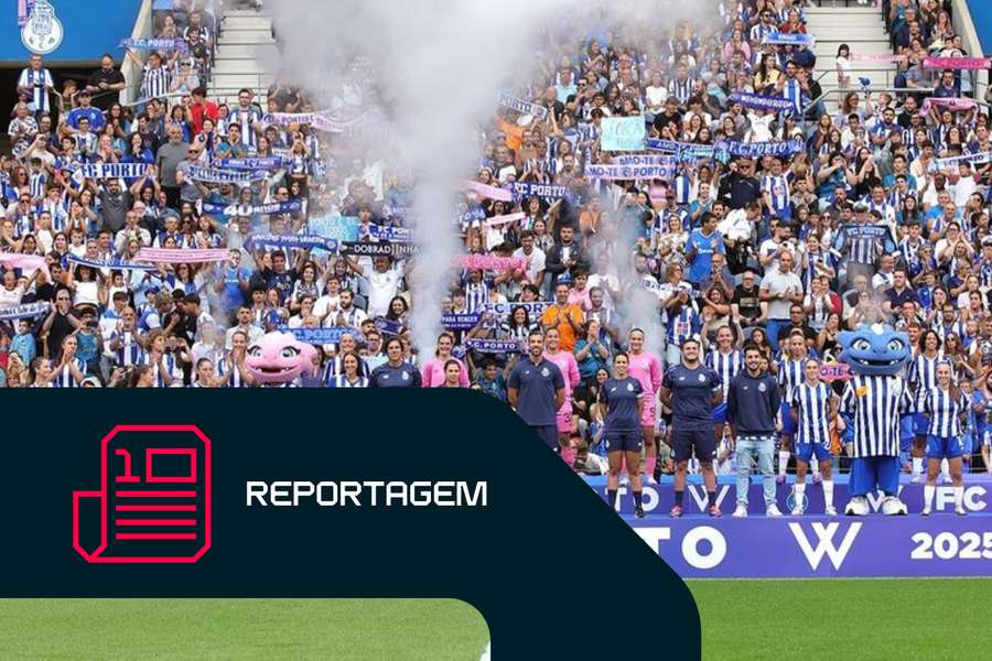 FC Porto apresentou equipa feminina no Estádio do Dragão