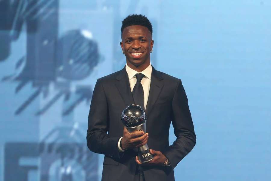 Vinícius Júnior bol vyhlásený za najlepšieho hráča na svete.
