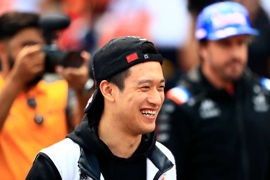 Formula One driver Guanyu Zhou