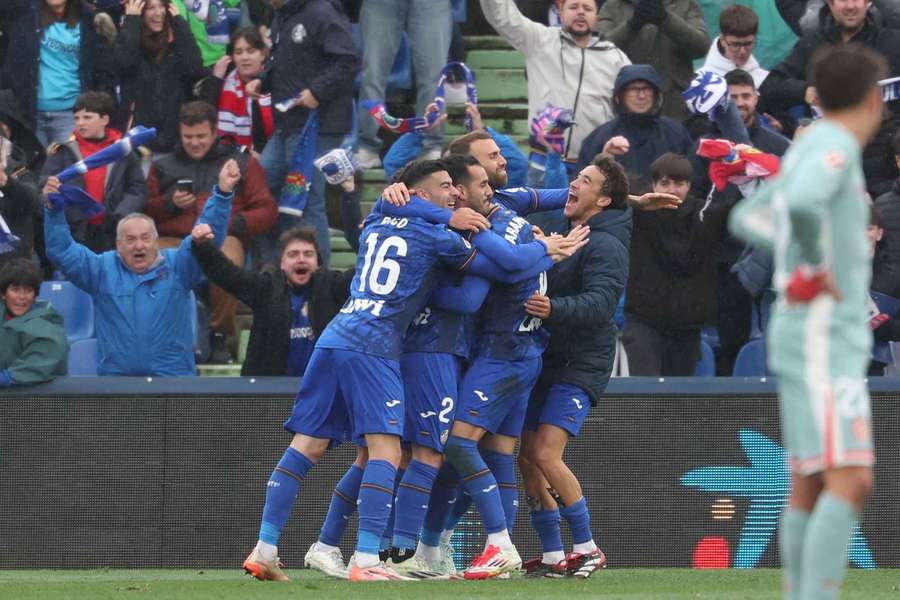 El Getafe tumba al Atlético.