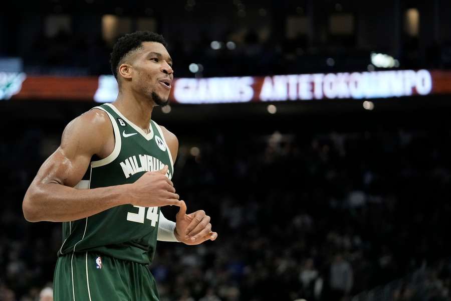 Giannis Antetokounmpo war nach seiner Traumleistung gegen die Wizards sichtbar glücklich