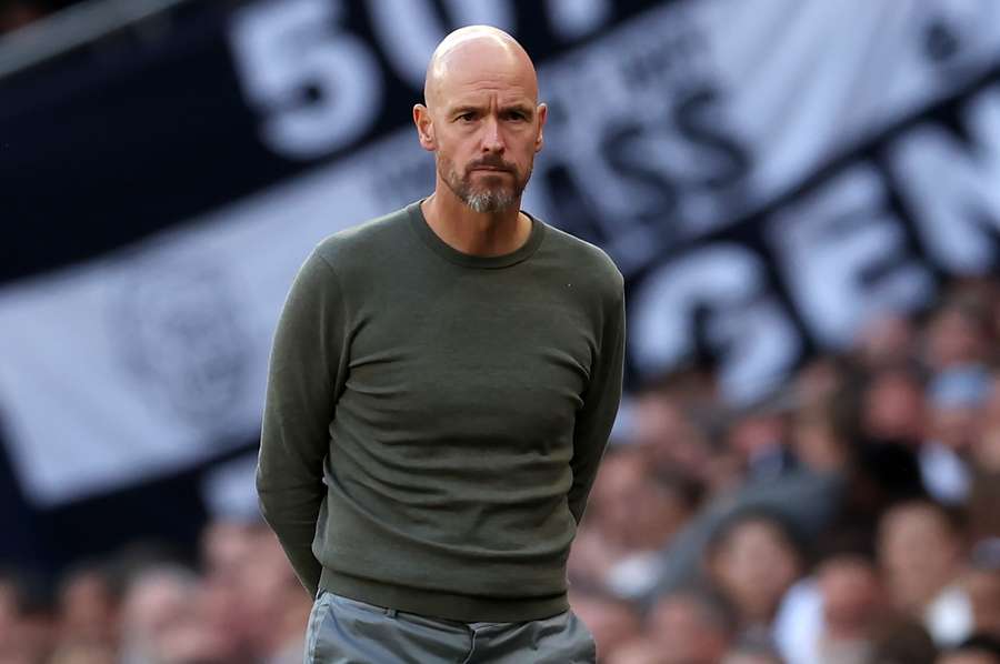 Ten Hag zag zijn ploeg afgelopen speelronde verliezen bij Tottenham