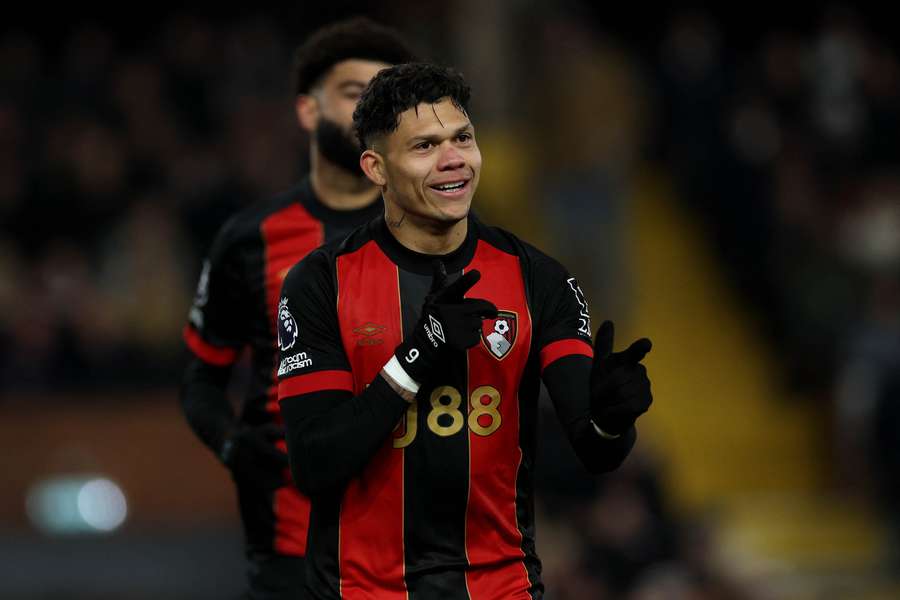 Evanilson deixou sua marca artilheira na partida com o Fulham, pela Premier League