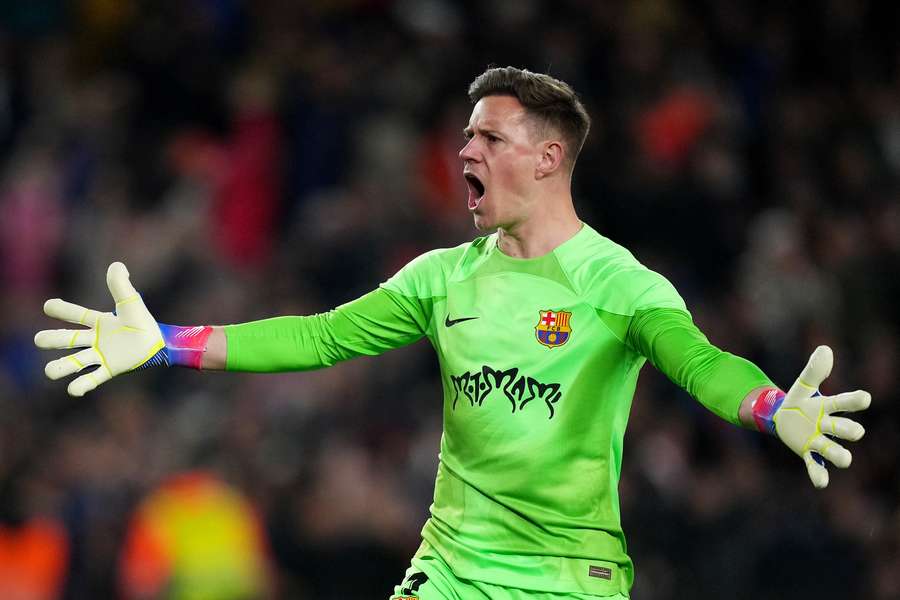 Ter Stegen se queja de una acción