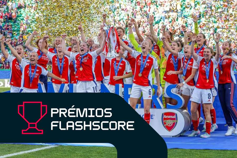 O Arsenal venceu a Liga dos Campeões em 2025