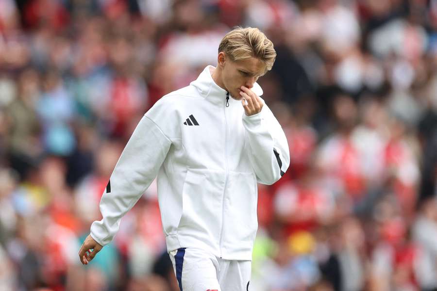 Martin Odegaard was injured playing for Norway in September