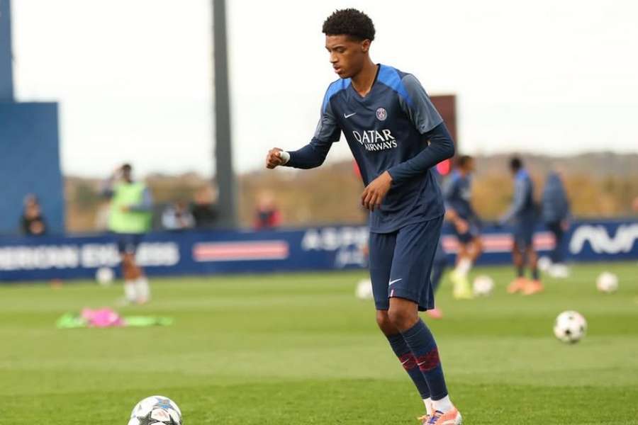 Noham Kamara avec le PSG.