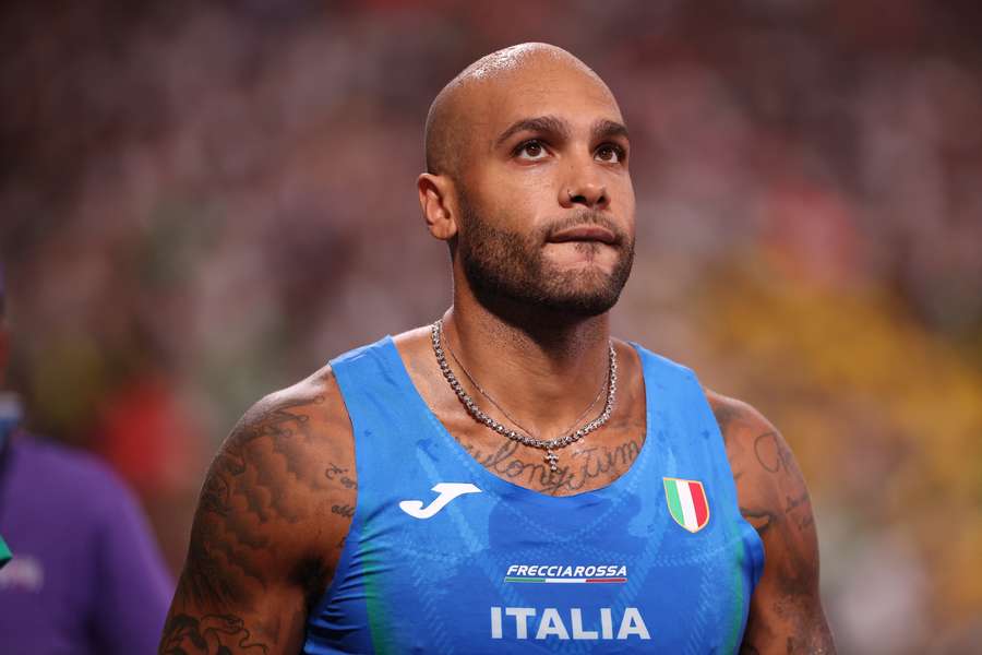 Marcell Jacobs le 14 septembre 2025. Marcell Jacobs le 14 septembre 2025.