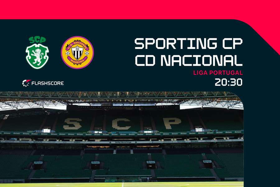 Sporting recebe o Nacional da Madeira