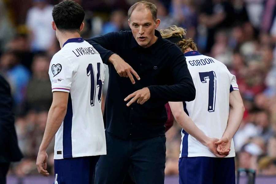 Englands Trainer Thomas Tuchel während dem Spiel gegen Andorra