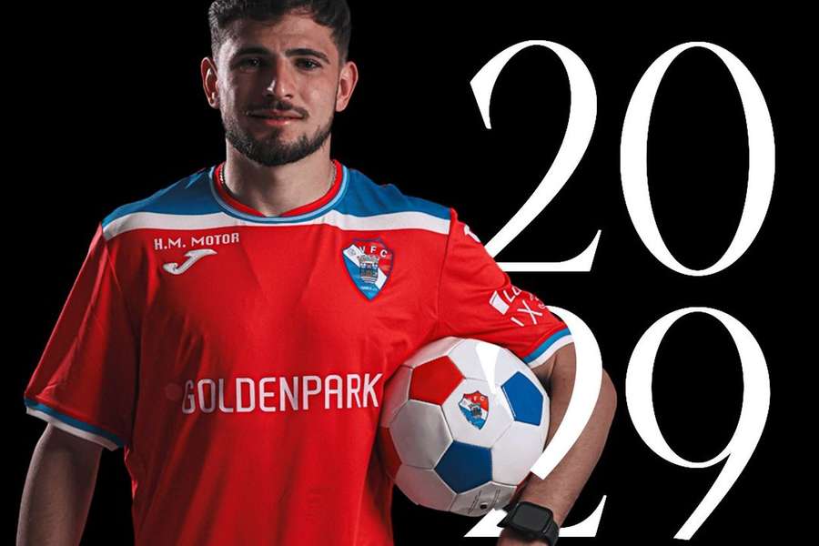 Martín Fernández é do Gil Vicente até 2029 Martín Fernández é do Gil Vicente até 2029