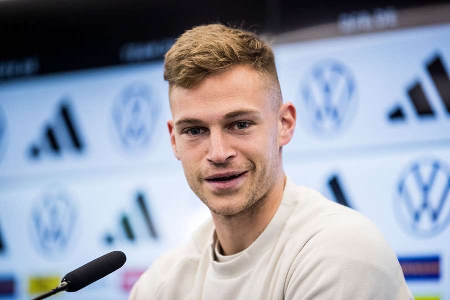 Kimmich bei einer DFB-Pressekonferenz