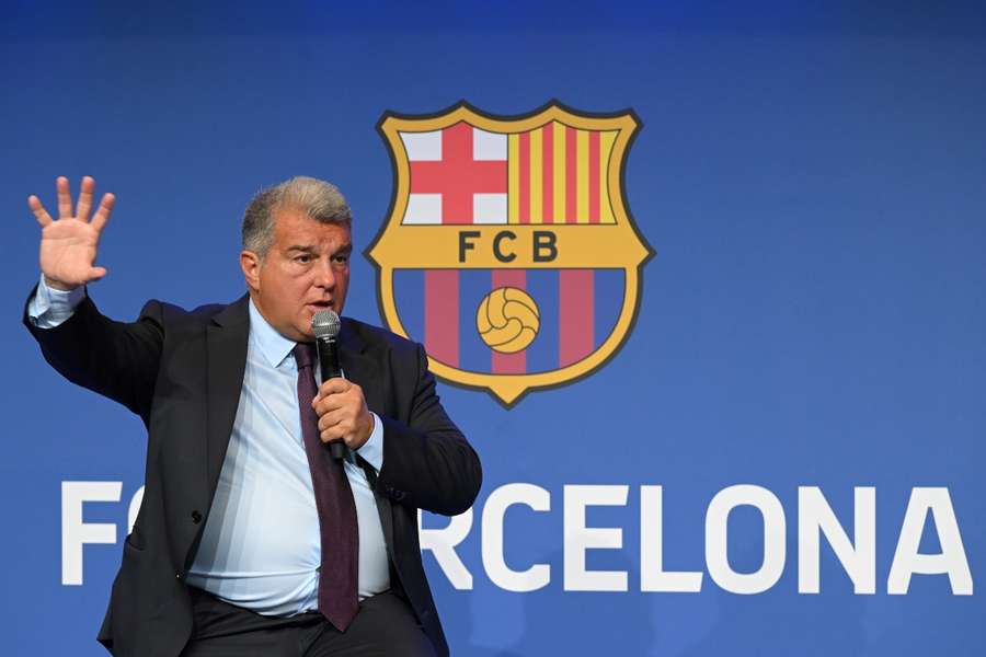 Laporta lamentou a campanha que está a ser feita contra o Barcelona