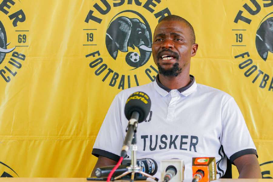 Tusker interim coach Charles Okere