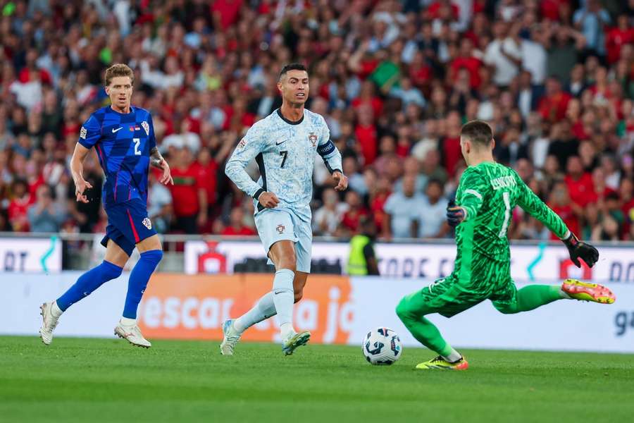 Cristiano Ronaldo a marqué contre la Croatie pour atteindre les 900 buts