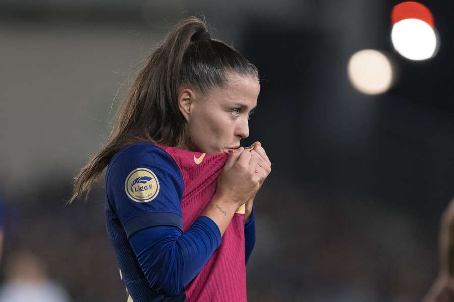 Claudia Pina, goleadora con el Barça.