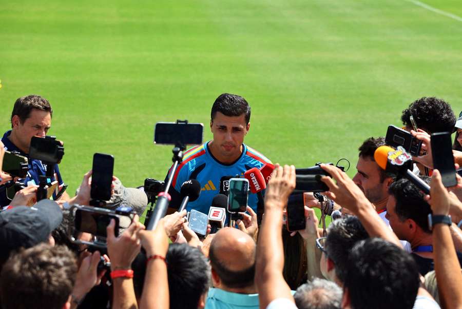 Rodri parla ai media Rodri parla ai media