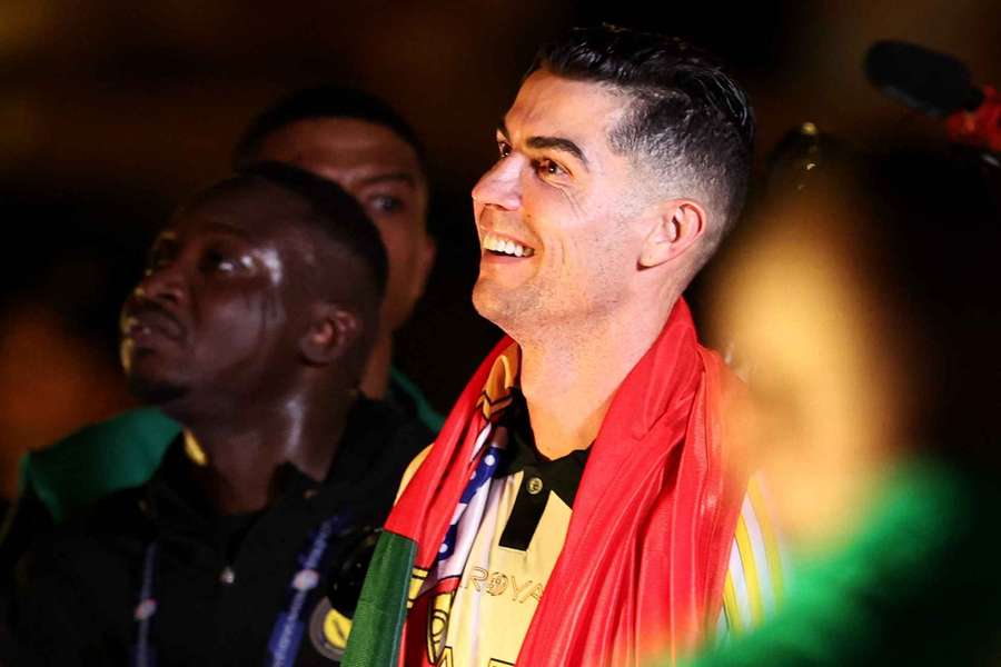 Cristiano Ronaldo festeggia Cristiano Ronaldo festeggia