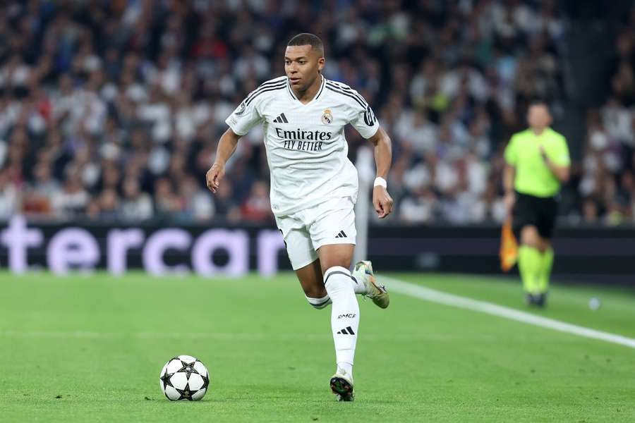 Kylian Mbappe spielt seit vergangenem Sommer für Real Madrid.