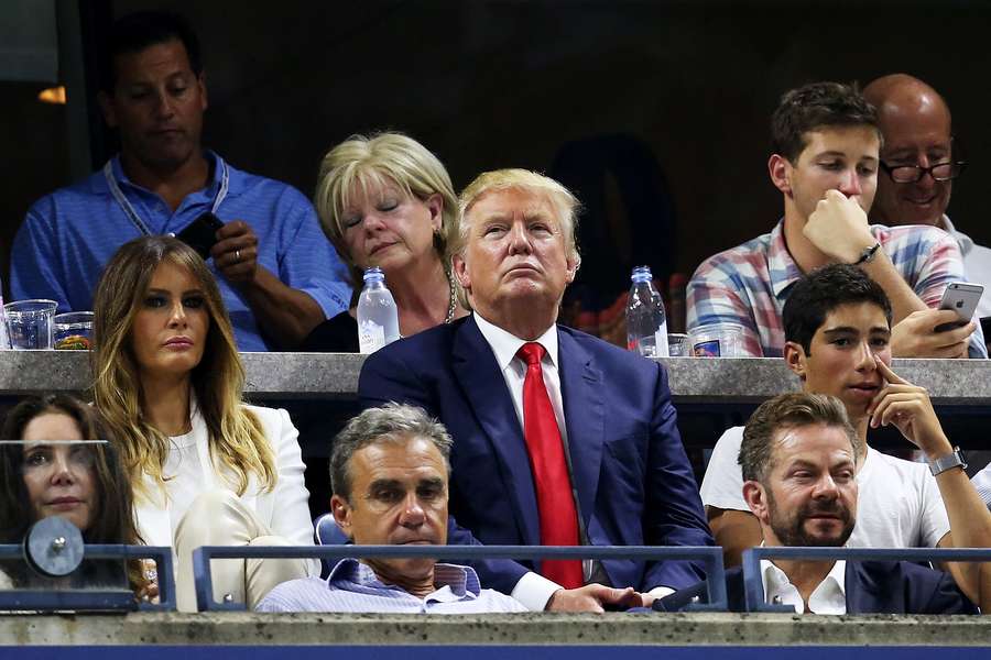Donald Trump agli US Open 2015